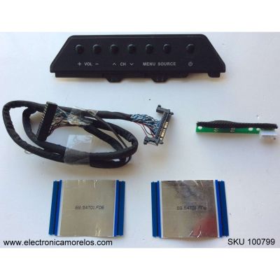 KIT DE CABLES PARA TV / ELEMENT / 69.54T01.F08 / MODELO ELEFT466